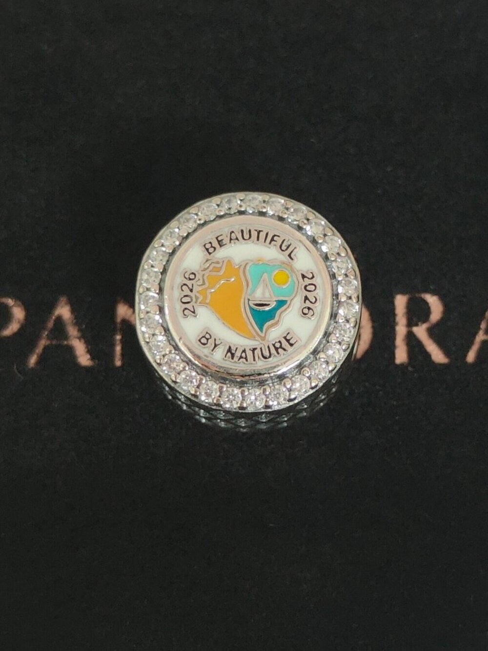 Pandora Turks and Caicos Charm Bead Beautiful by Nature Pendant S925 Silver